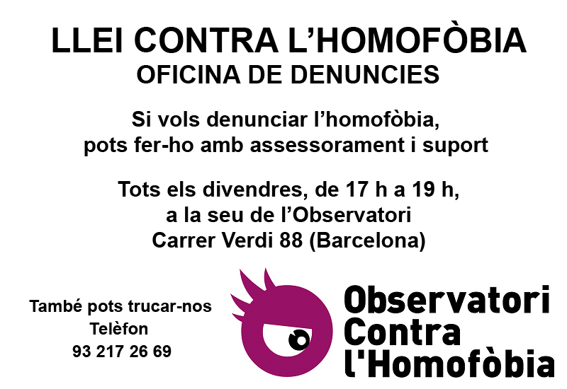Oficina contra la homofòbia