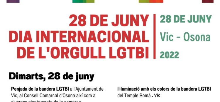 28 de juny – Dia Internacional LGTBI a Vic